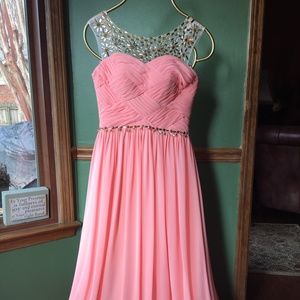 Peach Formal Dress